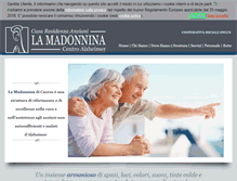 Tablet Screenshot of madonnina.info